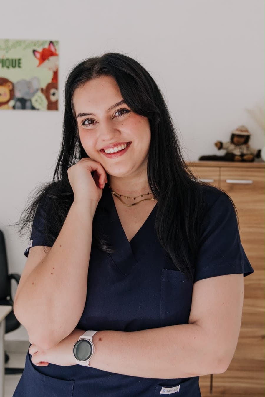 Portrait of Monique van der Merwe, speech-language therapist and lactation consultant, in her Spique practice